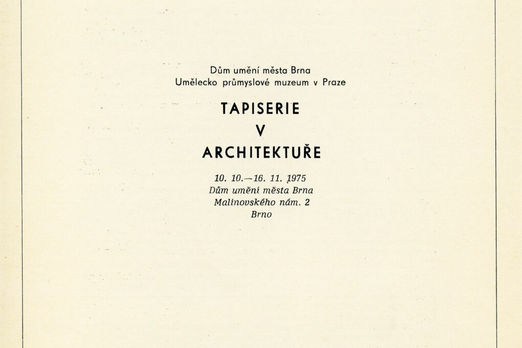 Tapiserie v&nbsp;architektuře